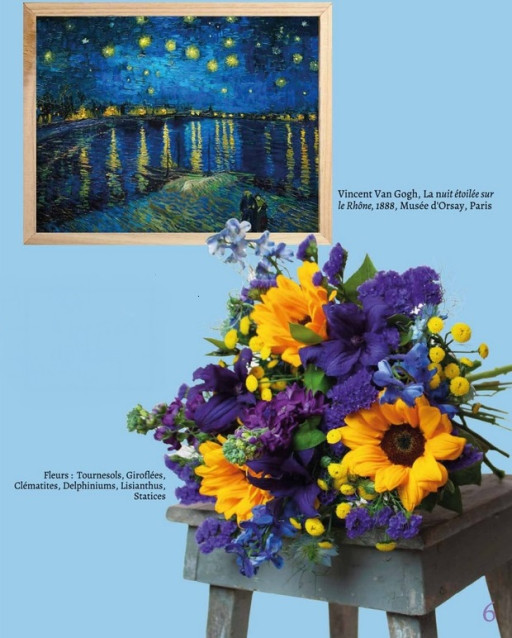 Aquarelle et l'École du Louvre réitèrent leurs « bouquets tableaux »