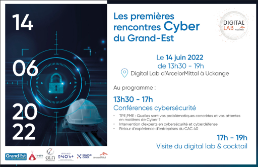 Les premières Rencontres Cyber du Grand Est auront lieu le 14 juin à Uckange
