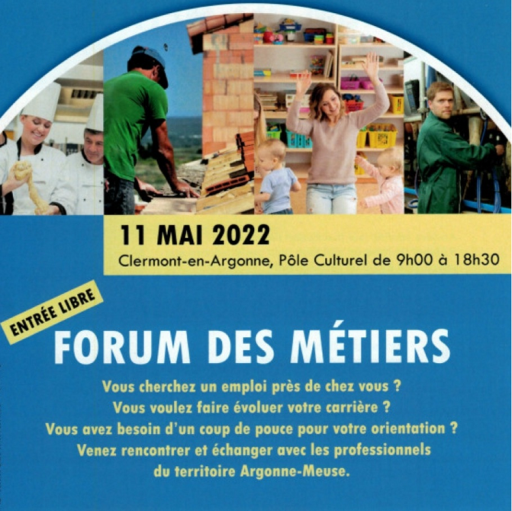 Forum des métiers au Pôle Culturel à Clermont-en-Argonne