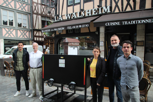 La Métropole Rouen Normandie et La Walsheim expérimentent le lombricompostage