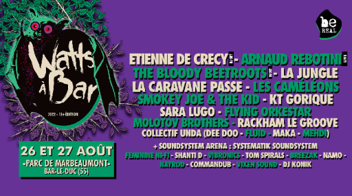 Le festival Watts à Bar est de retour au parc du château de Marbeaumont