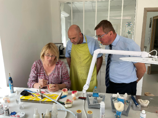 Samuel Hazard visite le CMA de la Meuse dans le cadre de la Semaine de l'artisanat