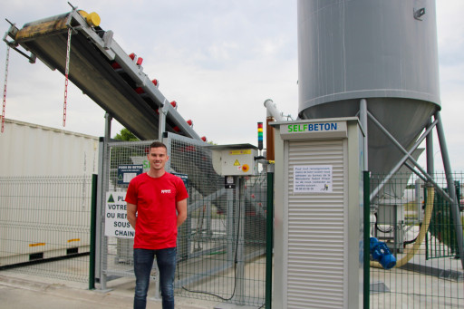 Du béton en petite quantité en libre-service
