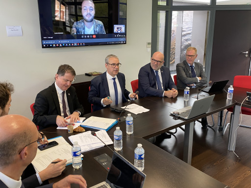 Bruno Bonnel, secrétaire général pour l’Investissement en visite à Boulogne-sur-Mer 