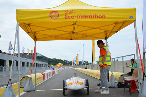 L’Eco Motion Team, 10e au Shell Eco Marathon Europe