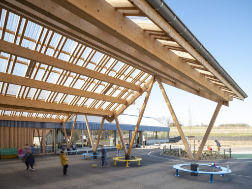 Le groupe scolaire d’Anzeling lauréat du Prix régional de la Construction Bois Grand Est