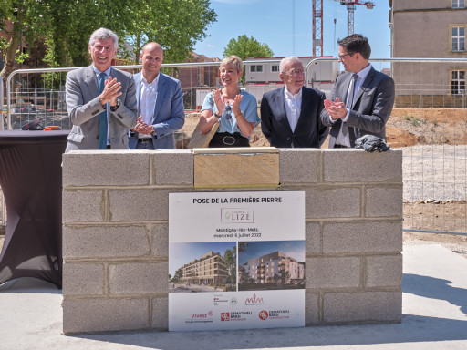Le groupe Demathieu Bard pose la première pierre au sein de l’écoquartier Lizé