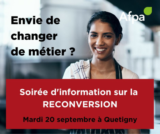L’Afpa : Soirée spéciale "reconversion" à Quetigny