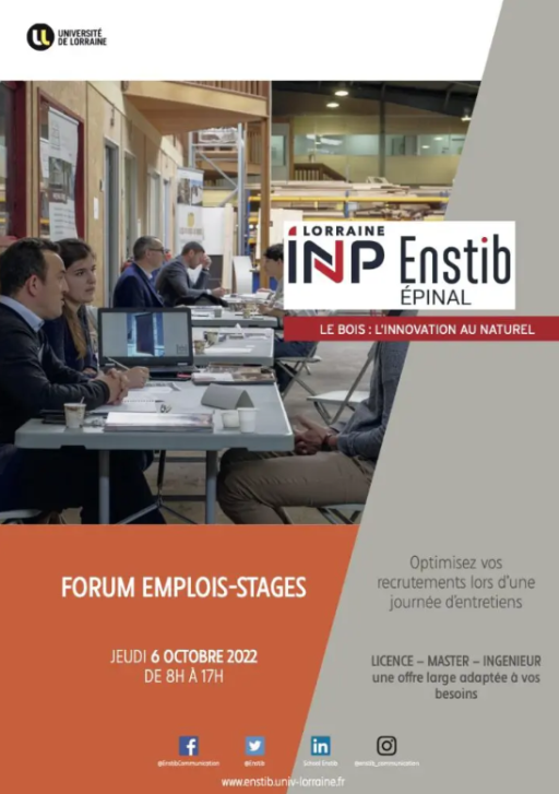 Épinal : 60 entreprises aux Forum Emplois-Stages de l’Enstib