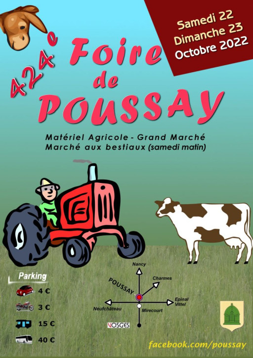 La 424e édition de la Foire de Poussay fait le plein