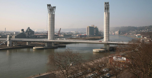 Pont Flaubert : une bretelle de sortie est en cours de création