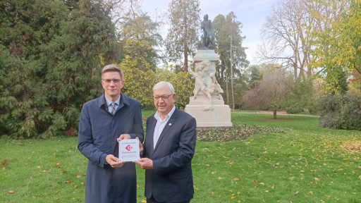 La statue de Rodin restaurée à la Pépinière à Nancy