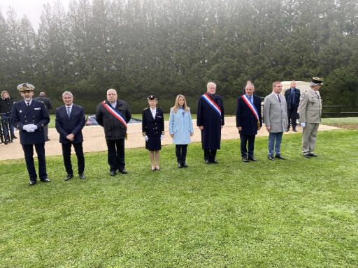 Patricia Miralles a participé à la cérémonie du ravivement de la flamme sacrée