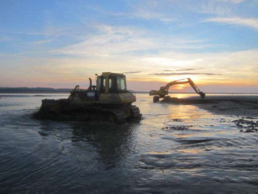 Gros chantier pour le bassin des chasses des ports du Crotoy