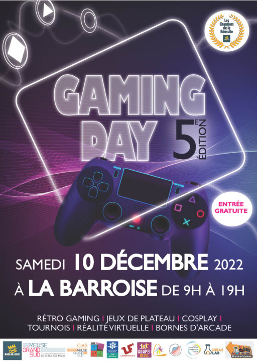 Bar-le-Duc : la 5e édition du Gaming Day est de retour