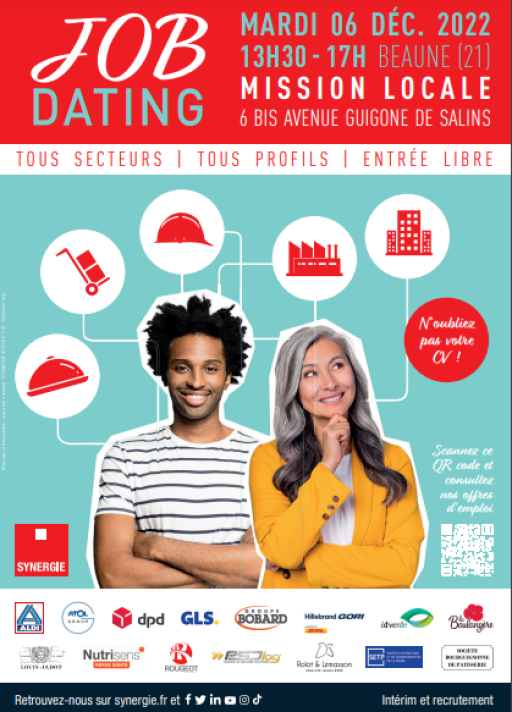 Synergie Beaune organise prochainement son premier job-dating