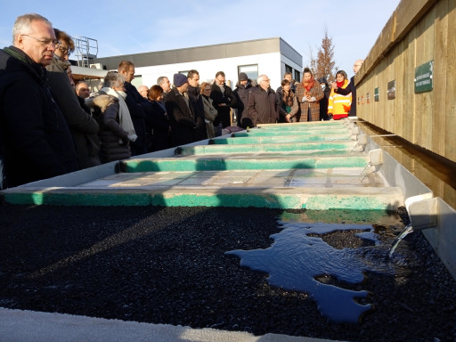 Gestion des eaux pluviales : un espace pédagogique ouvert à Chauny