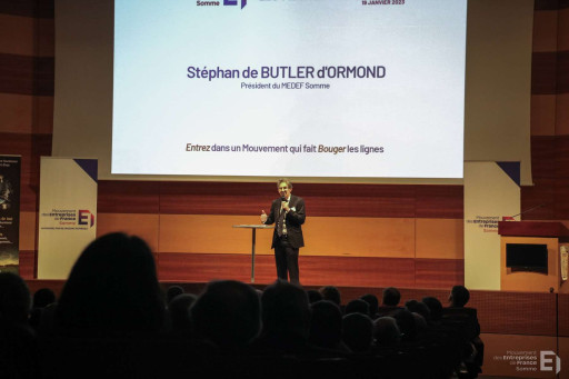 Amiens : vœux du Medef Somme