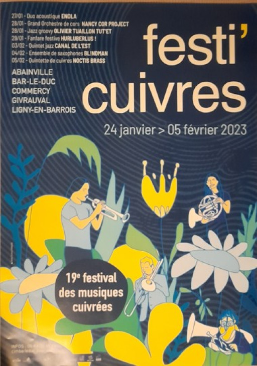 Le festival des musiques cuivrées, Festi’Cuivres, est de retour