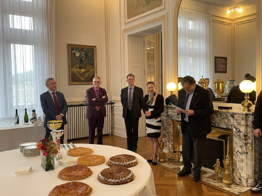 Pascale Trimbach a reçu Denis Pultier, président de la Fédération des Boulangers de la Meuse
