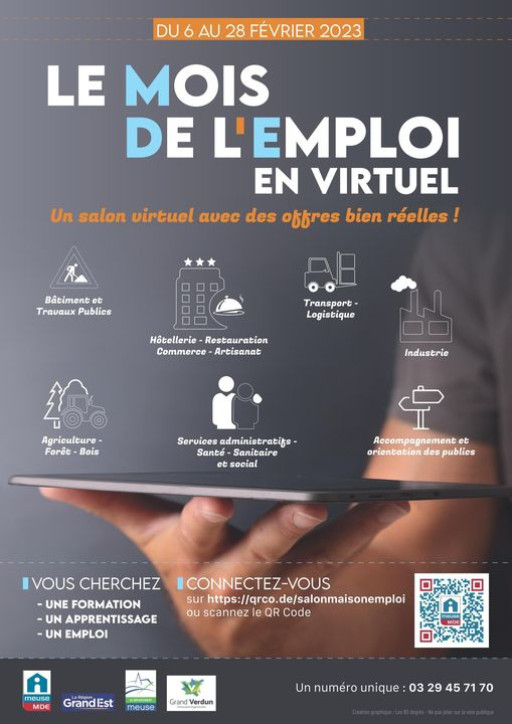 Le Mois de l’Emploi en Virtuel se tiendra jusqu’au 28 février