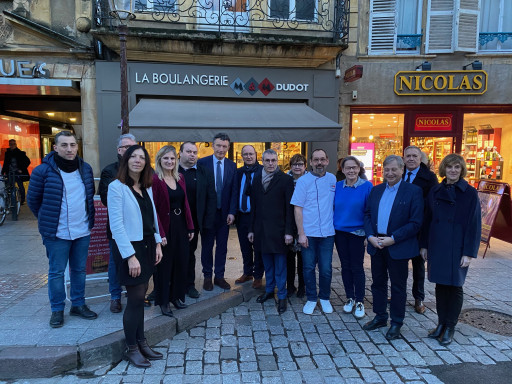 Franck Leroy, président de la région Grand Est, en visite à Metz