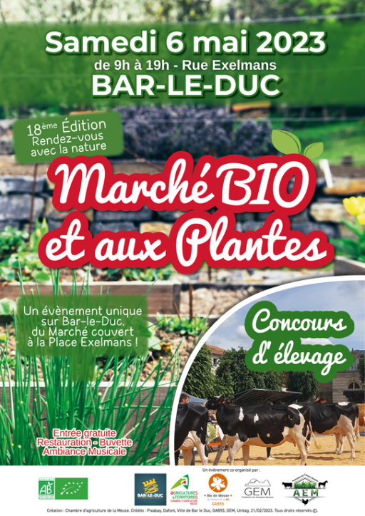 le Marché bio et aux Plantes revient pour une 18e édition