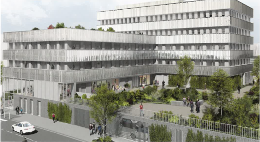 Amiens : l'EPSM de la Somme va regrouper ses activités dans un bâtiment unique, Helium