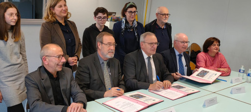 Signature d’une convention pour la reconstruction du collège de Cattenom