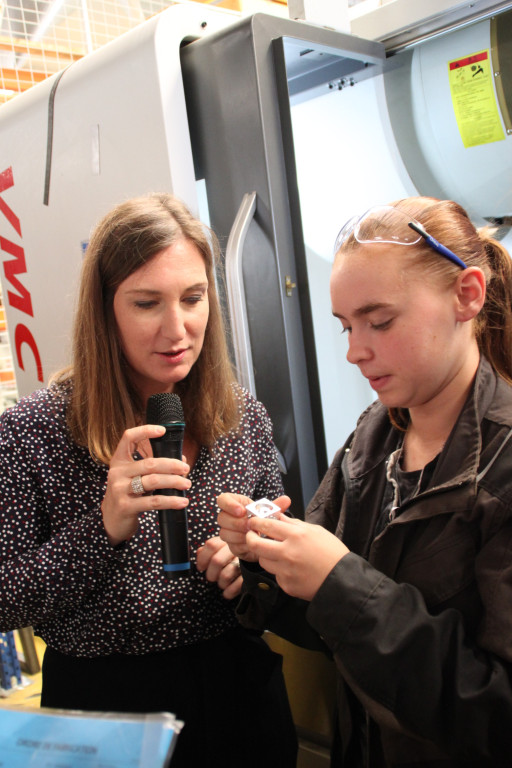 La ministre Carole GrandJean en visite à l'école O'Tech Sud Oise
