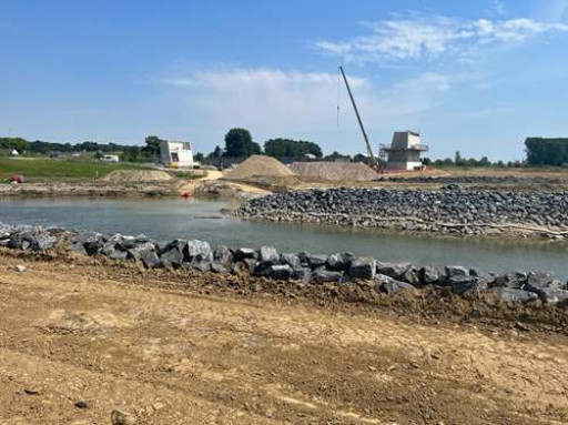 À Montmacq, le futur canal grand gabarit se dessine