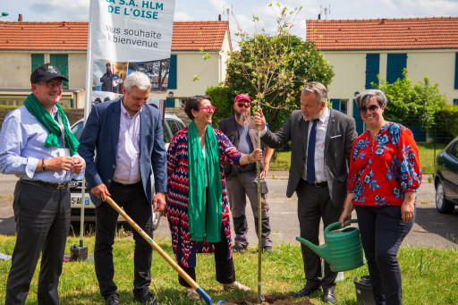 La S.A. HLM de l’Oise inaugure 48 pavillons à Crèvecœur-le-Grand
