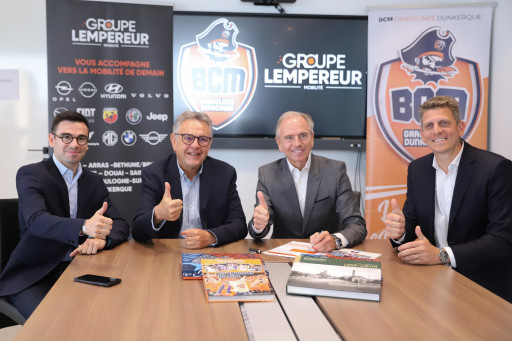 Le Groupe Lempereur, nouveau partenaire du BCM Gravelines Dunkerque