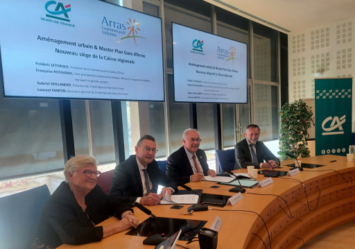 Crédit Agricole Nord de France à Arras : un nouveau siège en devenir