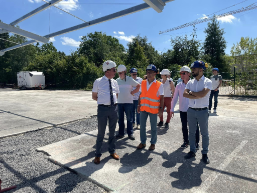 Samuel Hazard visite l’entreprise Berthold à Dieue-sur-Meuse