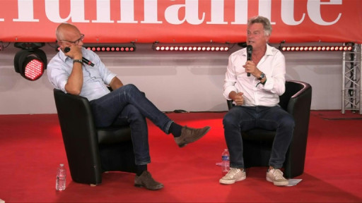 Roussel et Philippe, le "goût du débat respectueux" à la Fête de l'Humanité