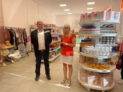 Abbeville inaugure son épicerie sociale et solidaire Arc-en-ciel