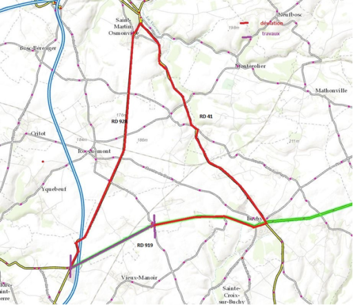 Circulation perturbée : la RD 919 en pleine métamorphose