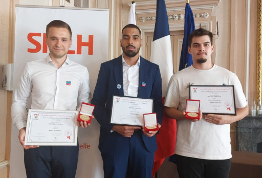 Trois apprentis récompensés par le prix de l’apprentissage SMLH 57