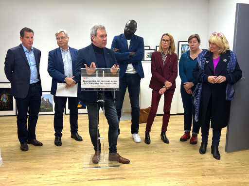 Inauguration des nouveaux locaux de la Fédération des Commerçants de Metz