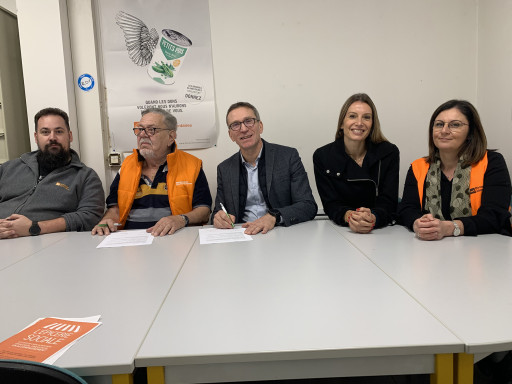 GRDF avec la Banque alimentaire de Nancy