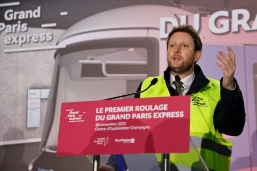 Le tout premier métro du Grand Paris Express en démonstration
