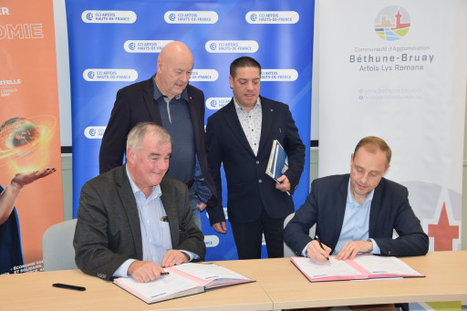 La CABBALR et la CCI Artois officialisent une convention de partenariat