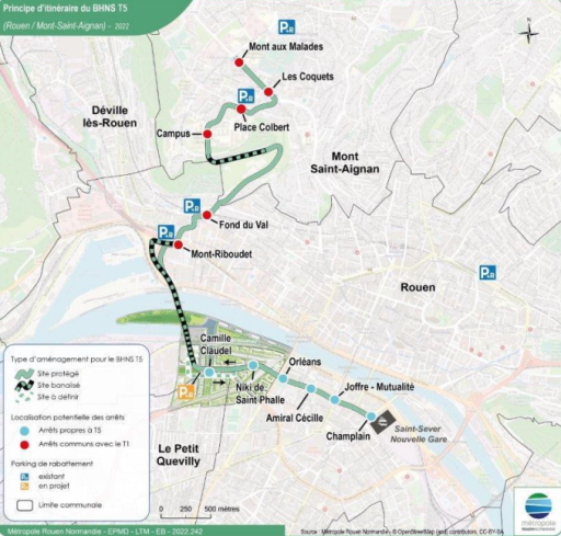 La Métropole Rouen Normandie va lancer le chantier de la nouvelle ligne T5 de TEOR