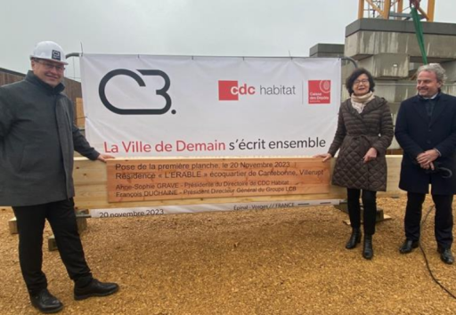 LCB pose la première planche de l’écoquartier de Cantebonne
