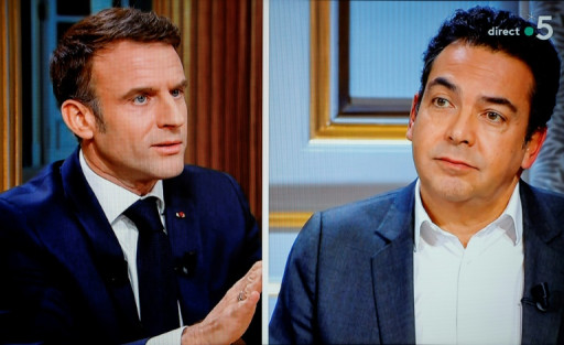 Près de 3 millions de téléspectateurs ont écouté Macron dans "C à vous", record pour France 5