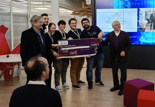 L'équipe Mewo de Metz lauréate du Heath Hackathon