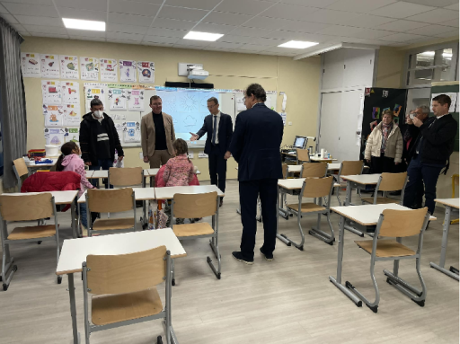 Inauguration des travaux de l’école et du gymnase Porte de France à Verdun