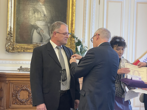 Cérémonie de remise des insignes des Palmes académiques à la préfecture de la Meuse