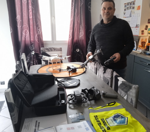 Gérard Pilard lance GPN drone en Thiérache